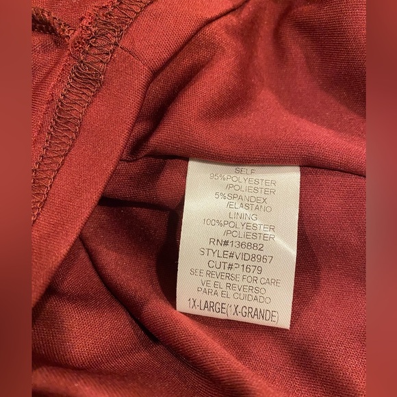 FASHION NOVA Never Too Soft Dress - Burgundy - Picture 11 of 12